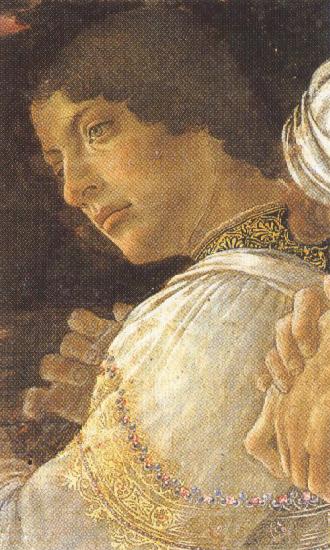 Sandro Botticelli Young kneeling Mago (mk36) oil painting image